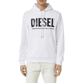 Diesel Hoodie Mens White